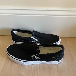 Black slip on vans
